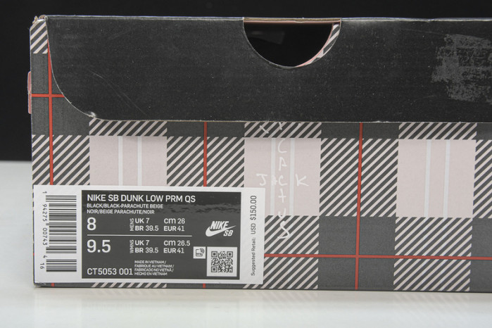 Nike SB Dunk Low Travis Scott CT5053-001
