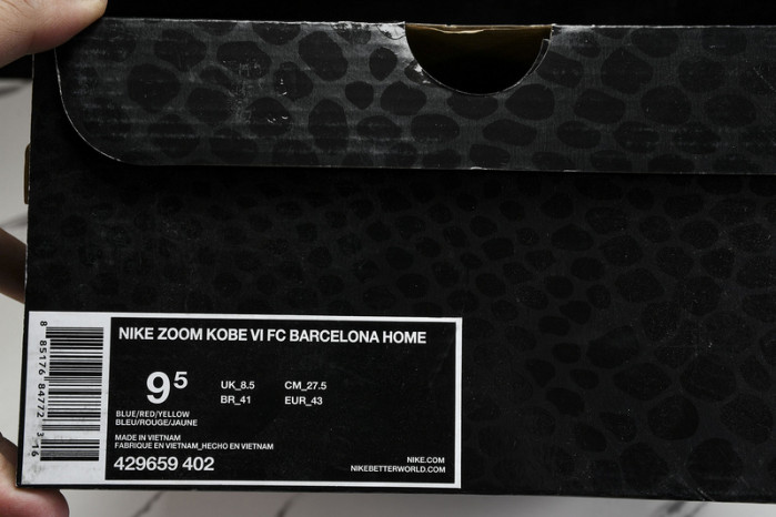 NK Zoom Kobe 6 FC Barcelona Home  429659-402