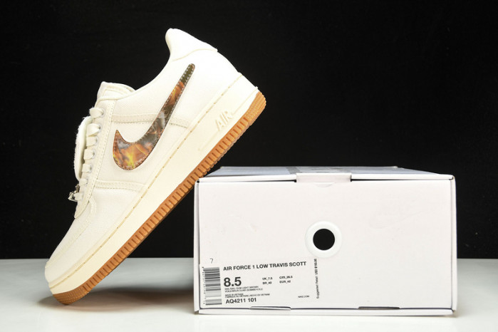 Nike Air Force 1 Low Travis Scott Sail AQ4211-101