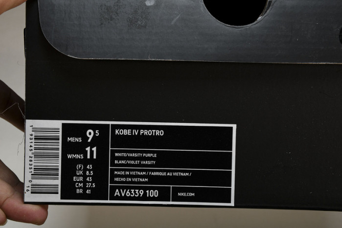 Nike Zoom Kobe 4 ZK4   AV6339-100