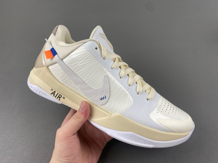 Nike Kobe 5 Protro Undefeated Rice White  DB4796-101