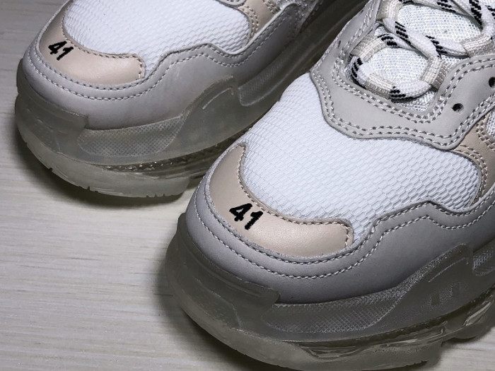 BLEN Triple S Clear Sole White 541624 W09E1 9000
