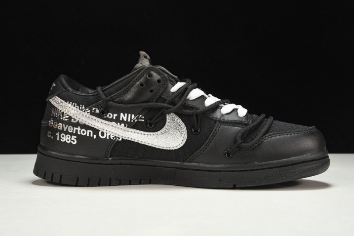 OH™ x Nike Dunk Low "The 50" In Black/Silver DM1602-001