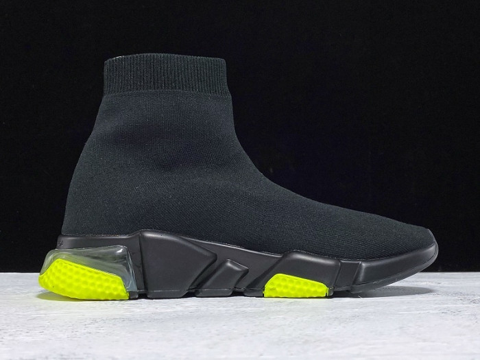 BLEN SNEAKER SPEED HIGH NOIR AND VERT 360-517319W07U01007