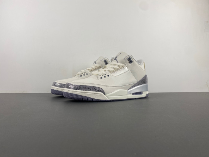 Air Jordan 3 “Sail/Metallic Silver” CK9246-100