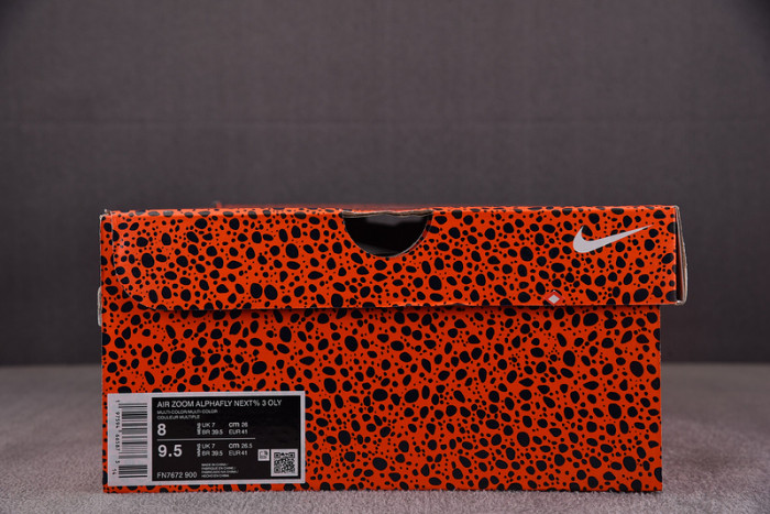 Nk Air Zoom Alphafly Next% 3 Electric Pack Olympic Safari  FN7672-900